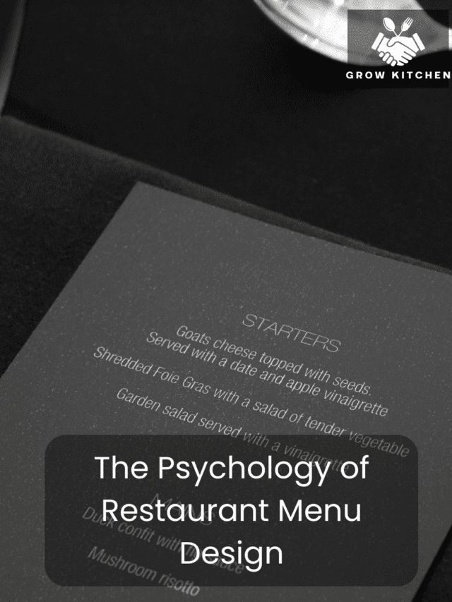 The Psychology of Restaurant Menu Design