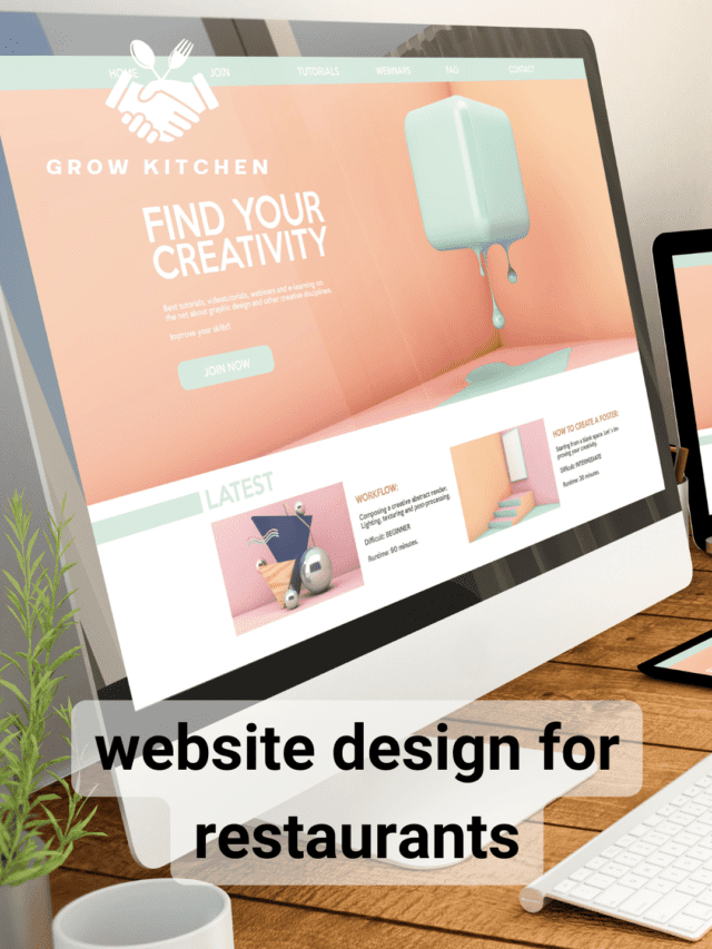 website design for restaurants