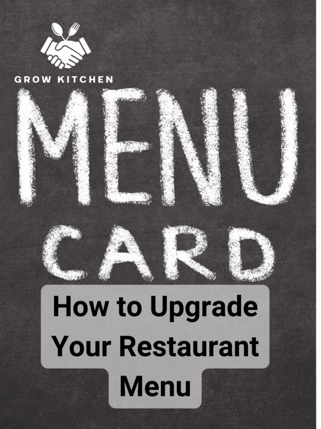 How to Upgrade Your Restaurant Menu