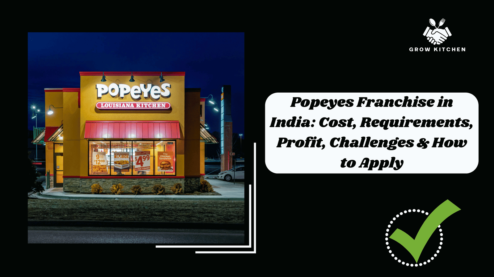 Popeyes Franchise in India: Cost, Requirements, Profit, Challenges & How to Apply