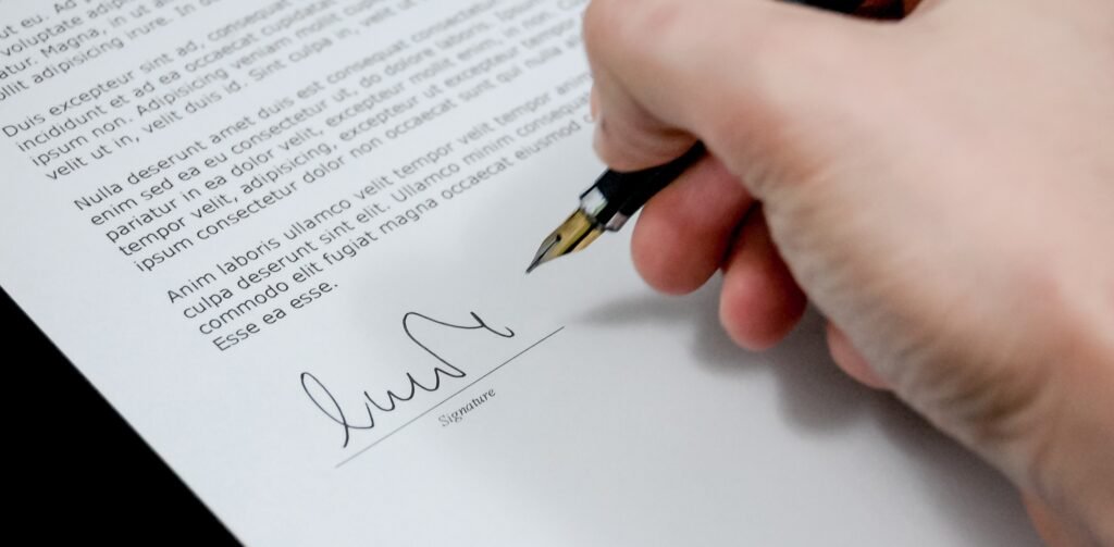 Franchise agreement and legal terms