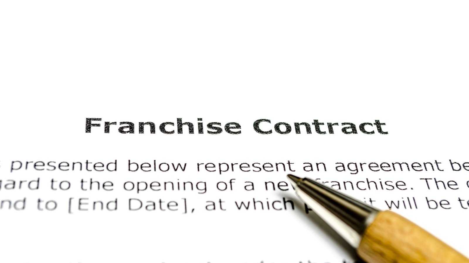 Franchise agreement and legal terms