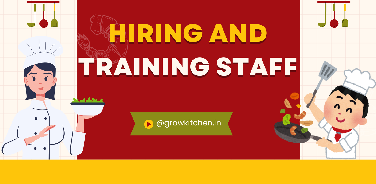 Hiring and Training Staff for set up cloud kitchen