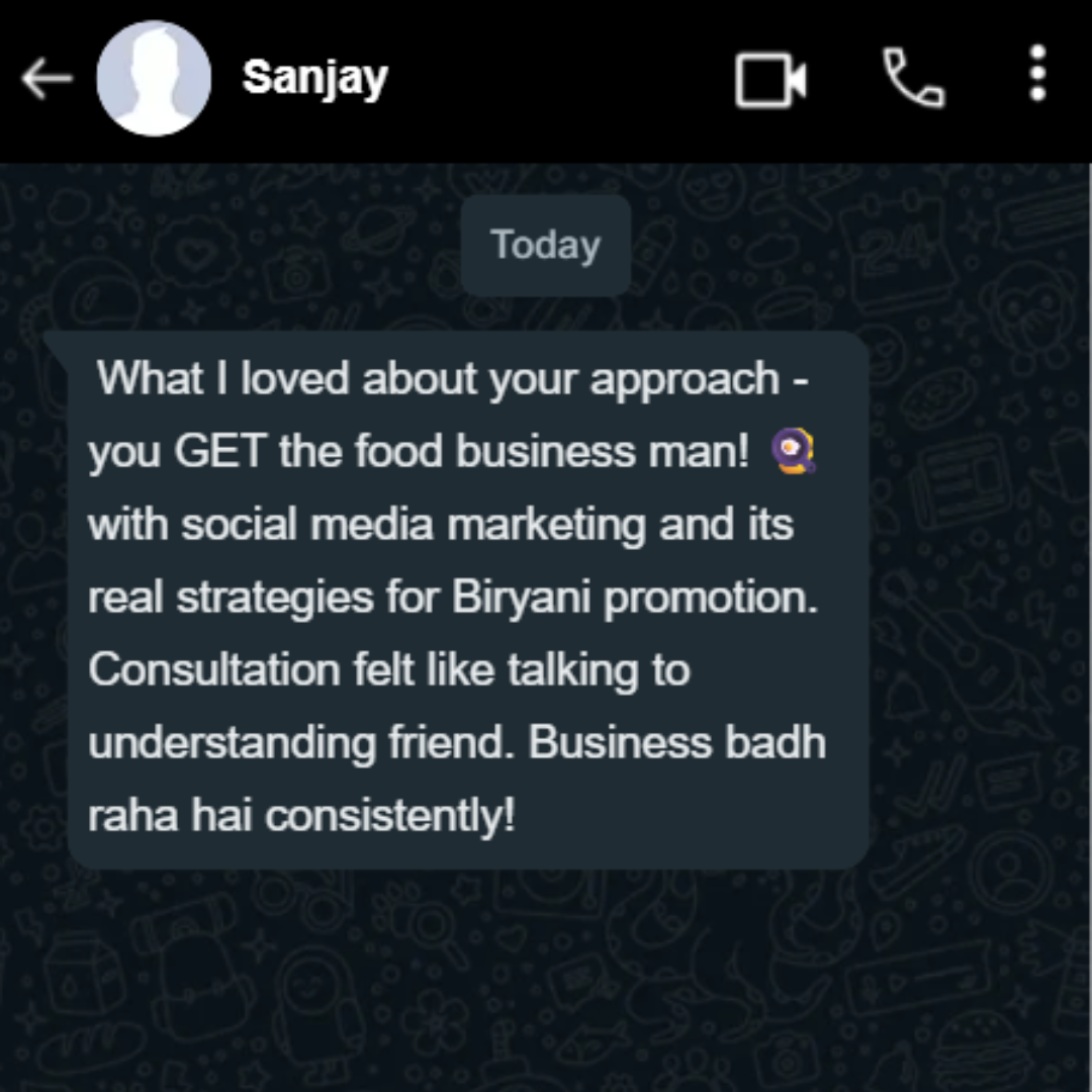 WhatsApp Testimonial 5