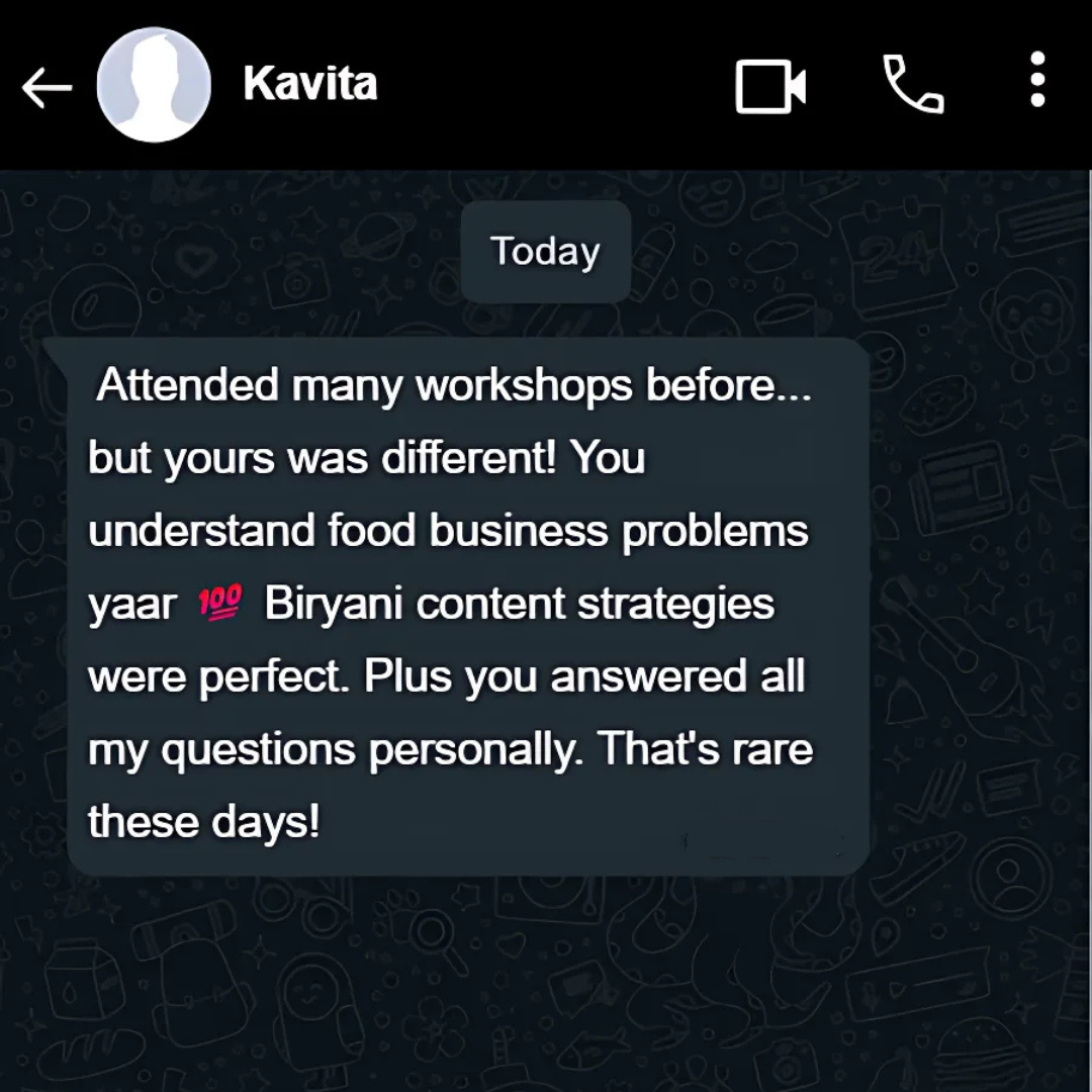 WhatsApp Testimonial 2