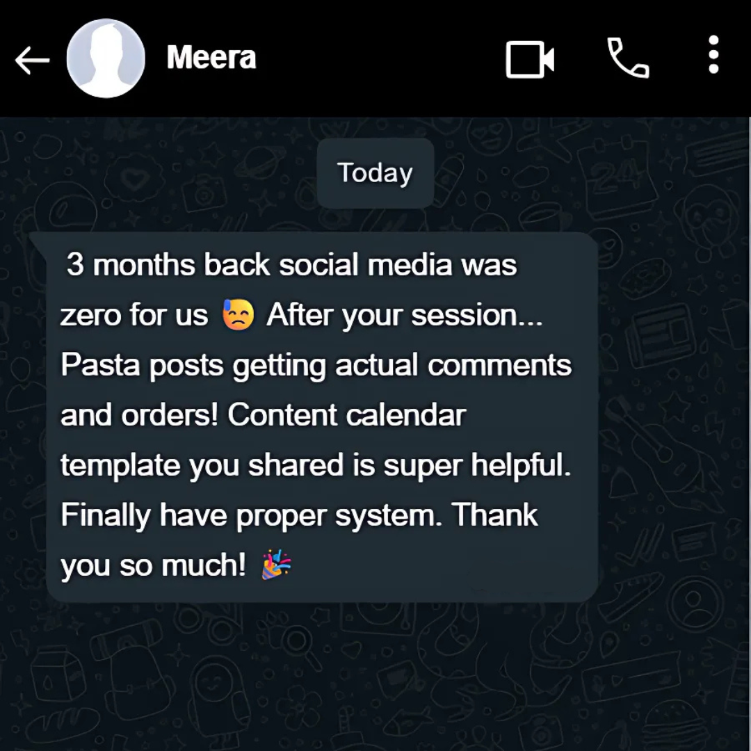 WhatsApp Testimonial 4