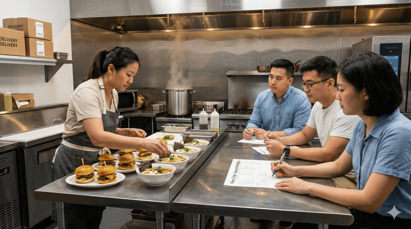 Cloud kitchen food preparation profitability