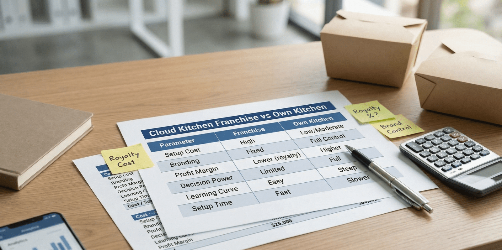 Multi-brand cloud kitchen operations in India