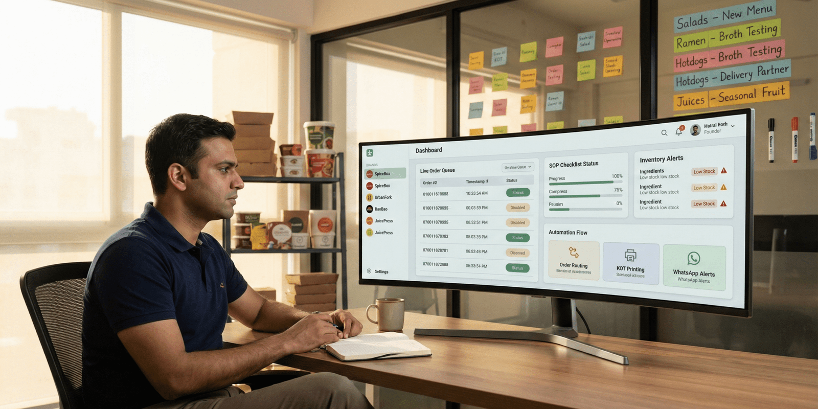 Cloud kitchen investment planning and cost analysis in India