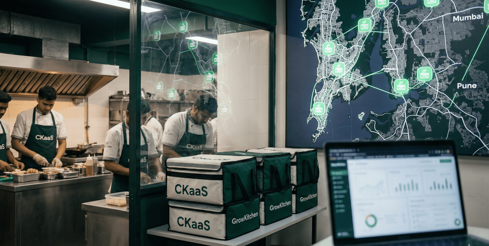 Cloud kitchen scaling and multi-location growth in India