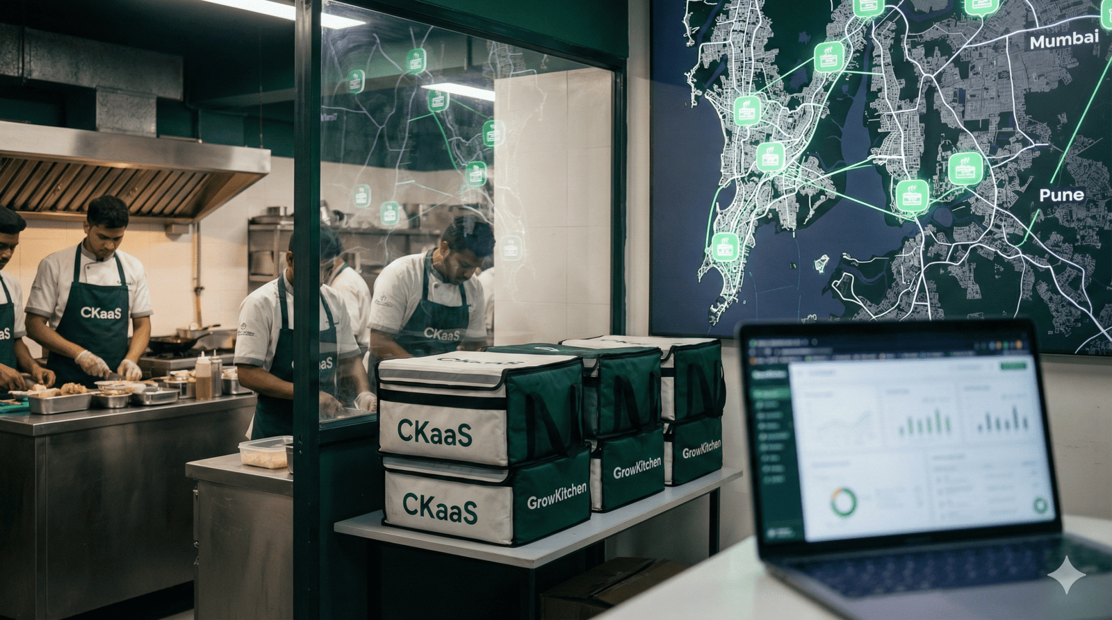 Cloud kitchen scaling and multi-location growth in India