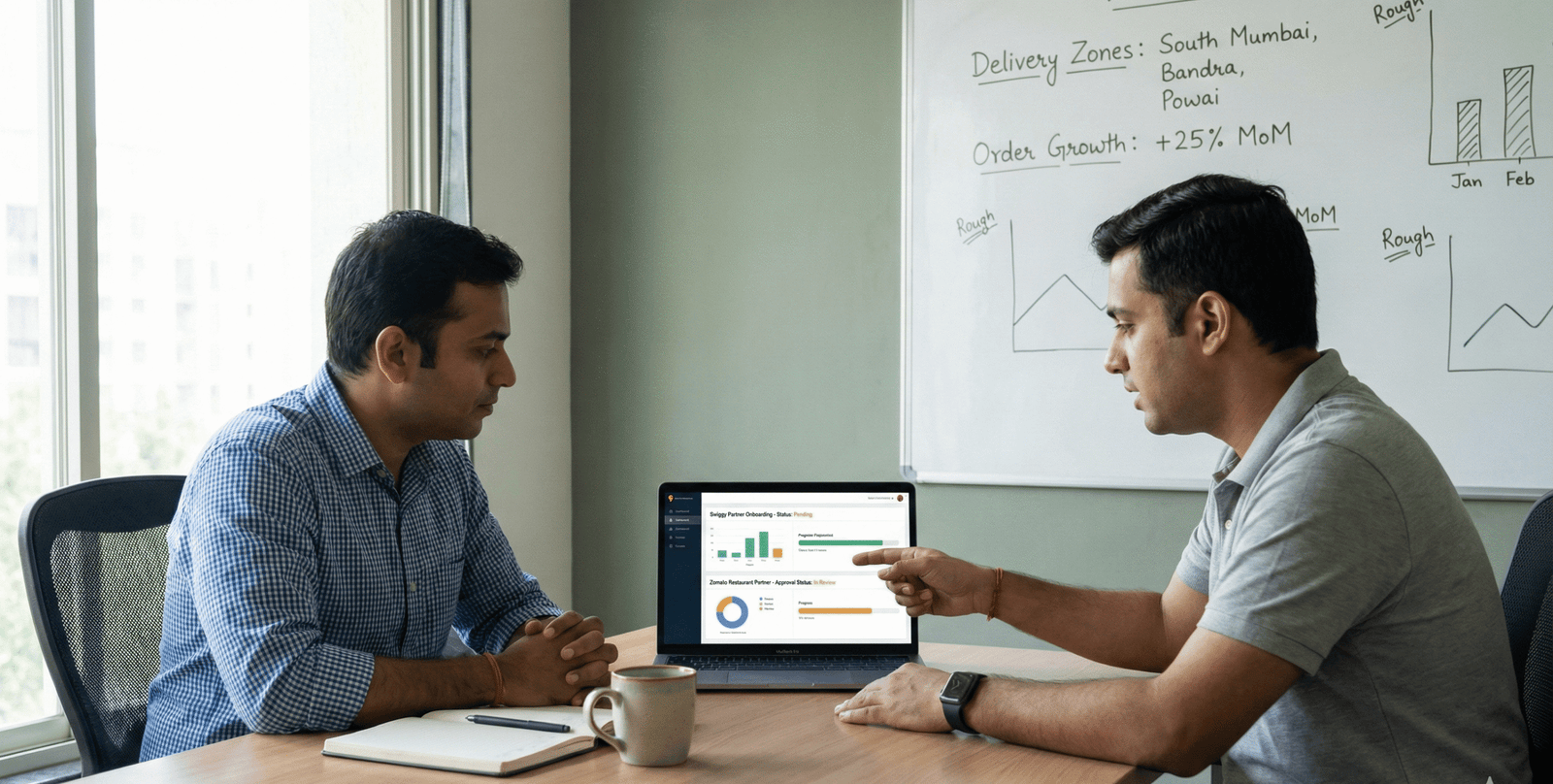 Cloud kitchen food preparation in India