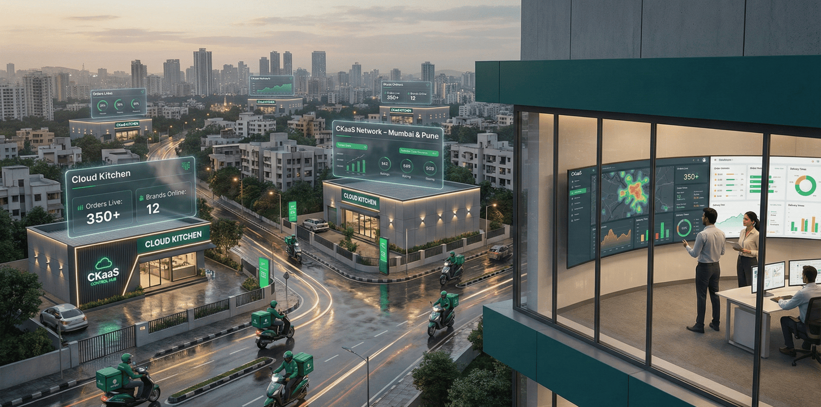 Cloud kitchen operations in Mumbai