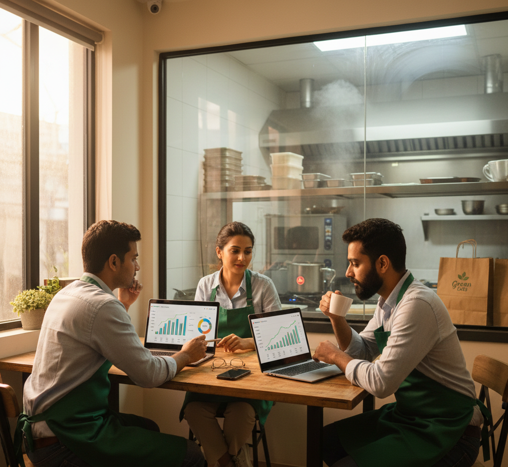 Cloud kitchen operations and food preparation