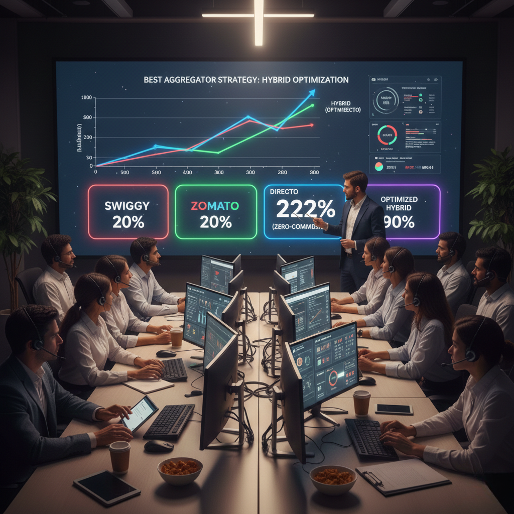 best aggregator strategy for cloud kitchen