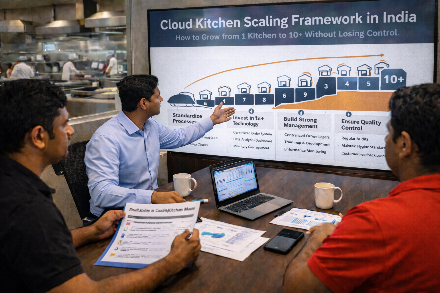 Technology solutions for cloud kitchen scaling
