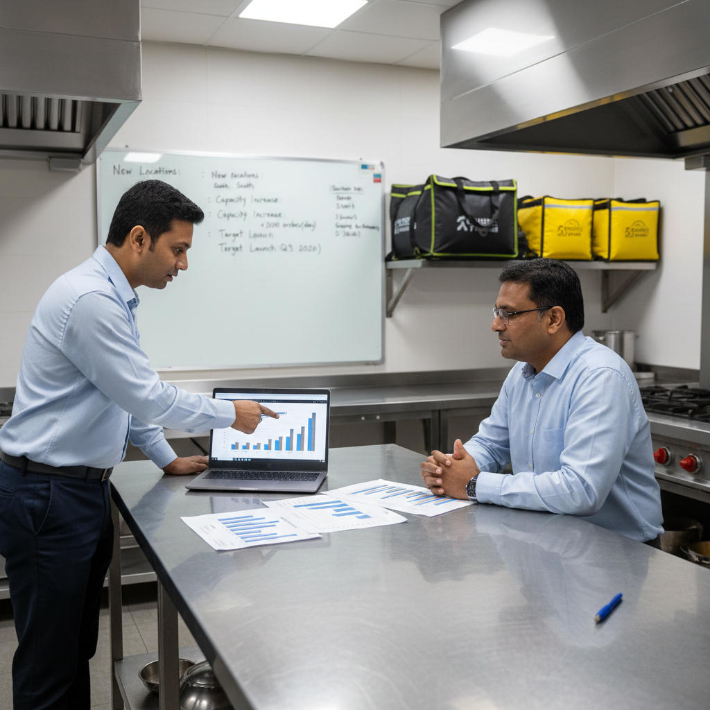 Cloud kitchen break-even calculation explained simply