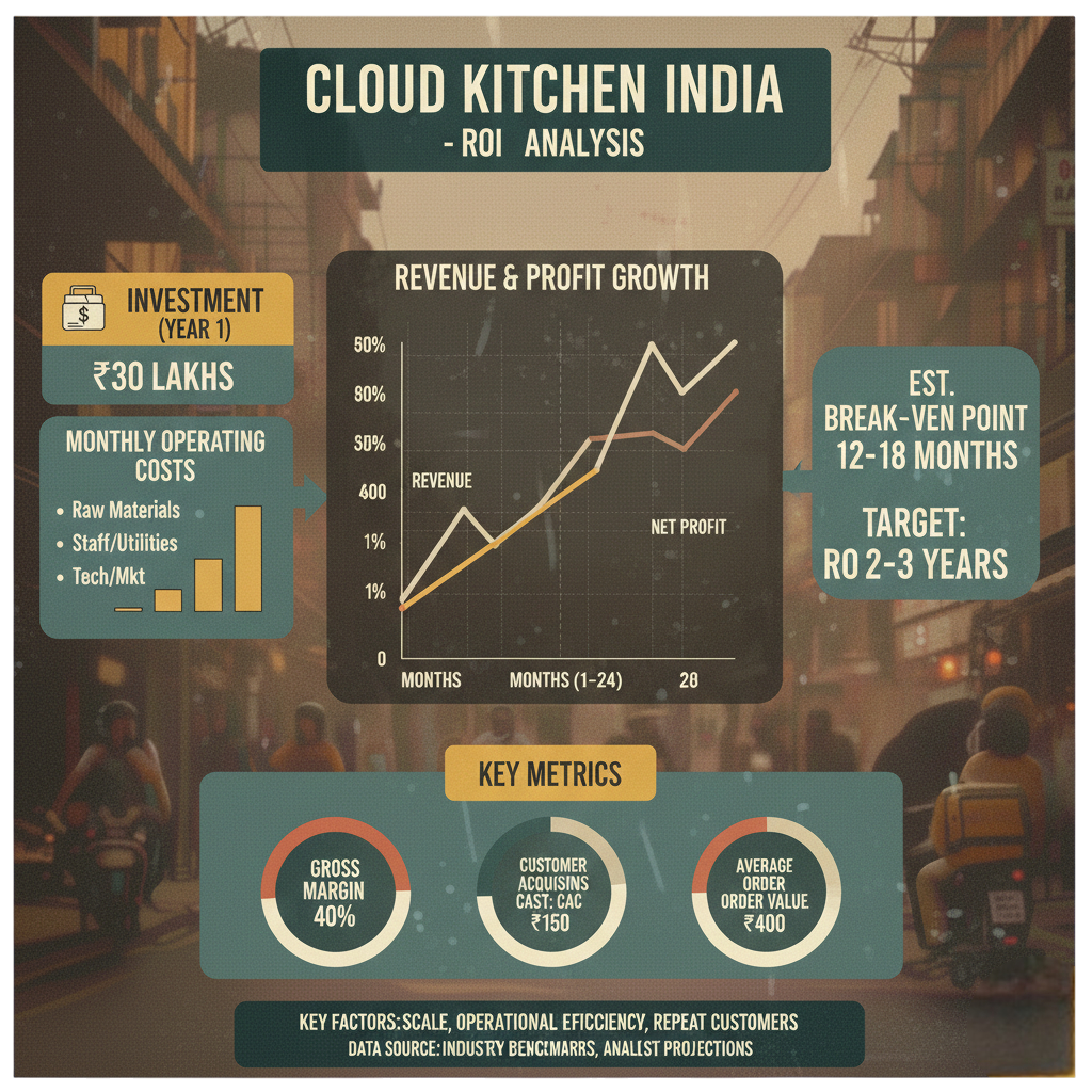 Cloud Kitchen ROI in India