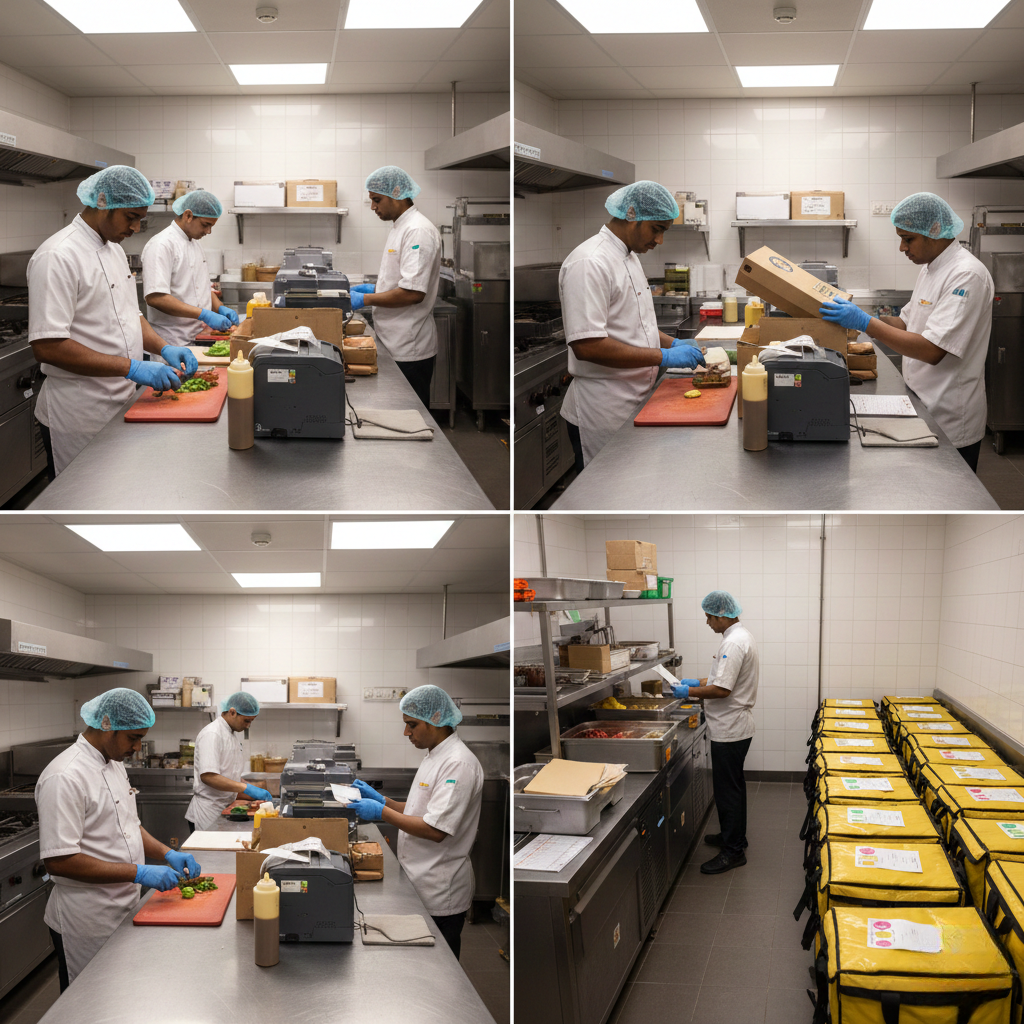 High order volume low margin cloud kitchen