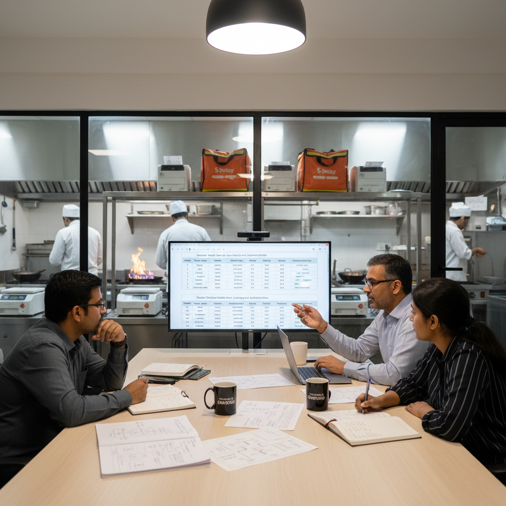 Cloud kitchen consultant in India building SOPs, menu engineering, costing, and Swiggy Zomato operations for profitable delivery brands