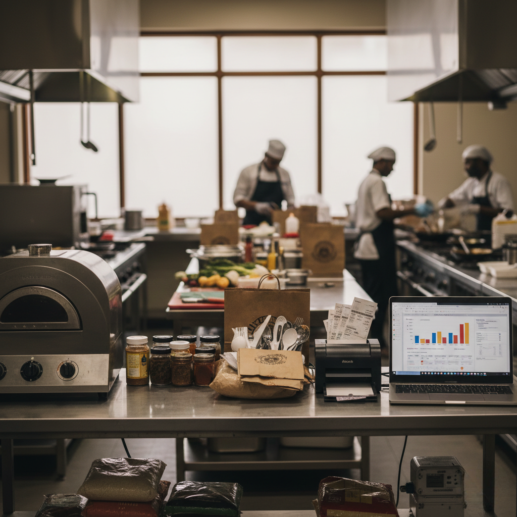 Aggregator commission impact on cloud kitchen profitability