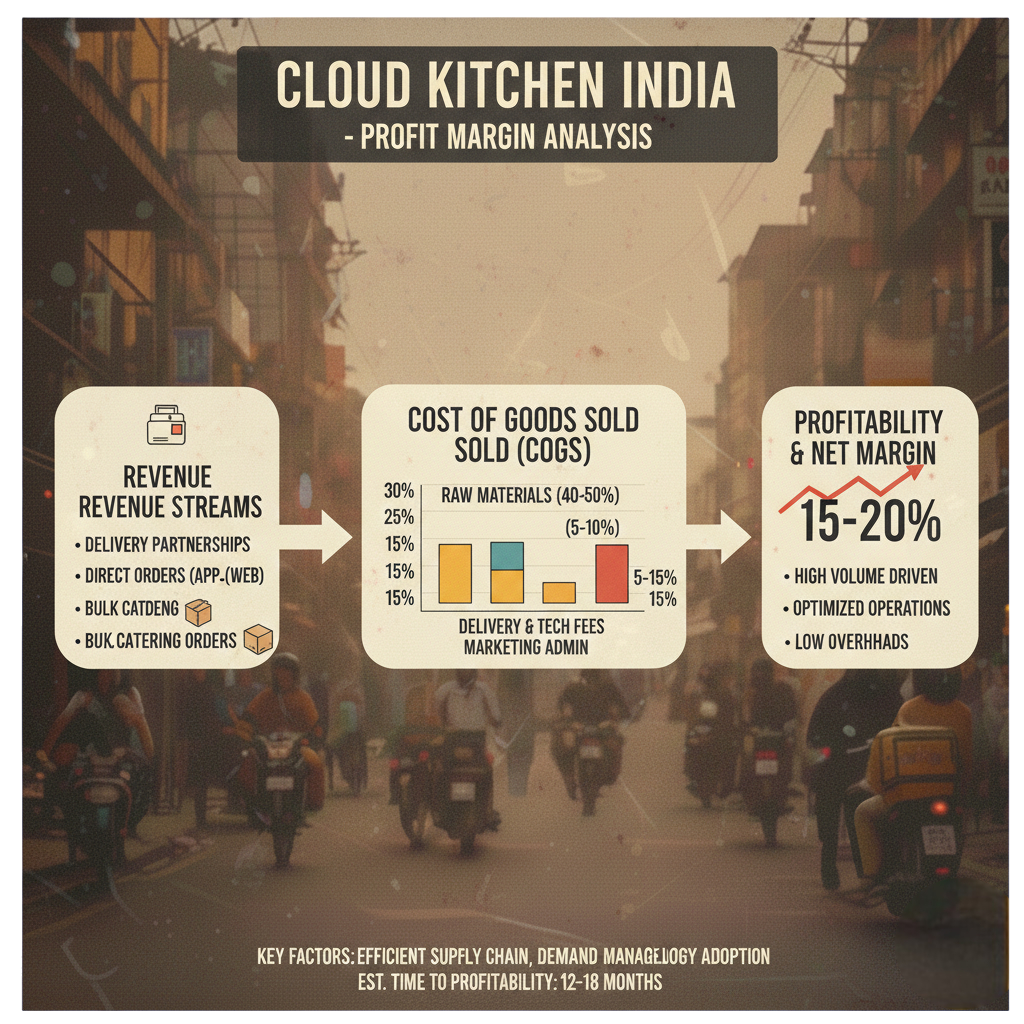 Cloud Kitchen Profit Margin in India