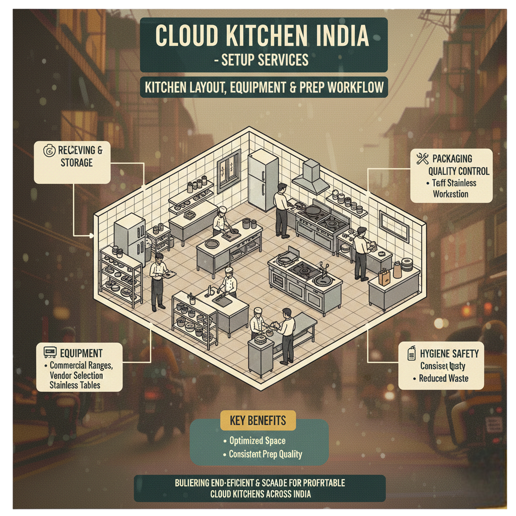 Cloud kitchen setup services