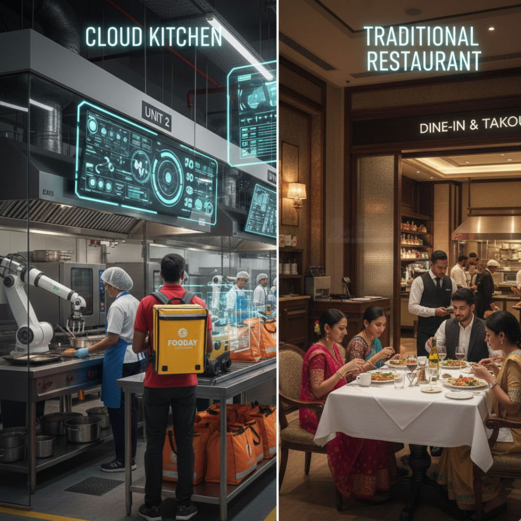 Automated cloud kitchen operations