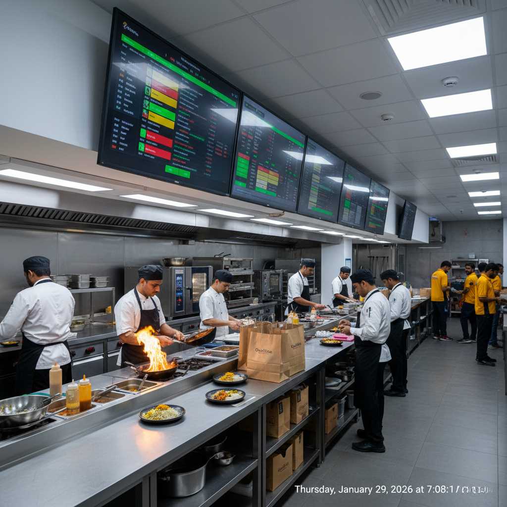 Labor cost benchmarks for profitable cloud kitchens in India