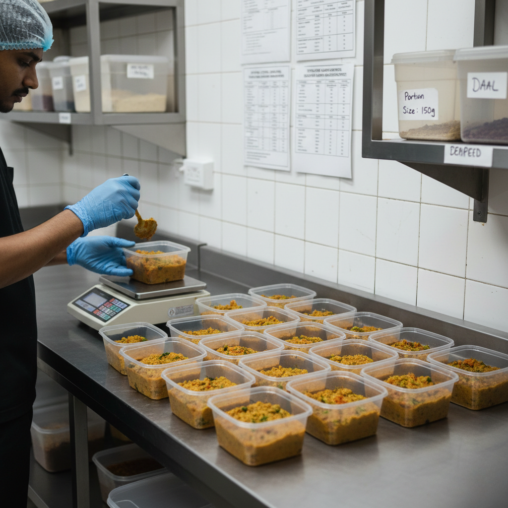 Importance of Portion Control in Cloud Kitchens