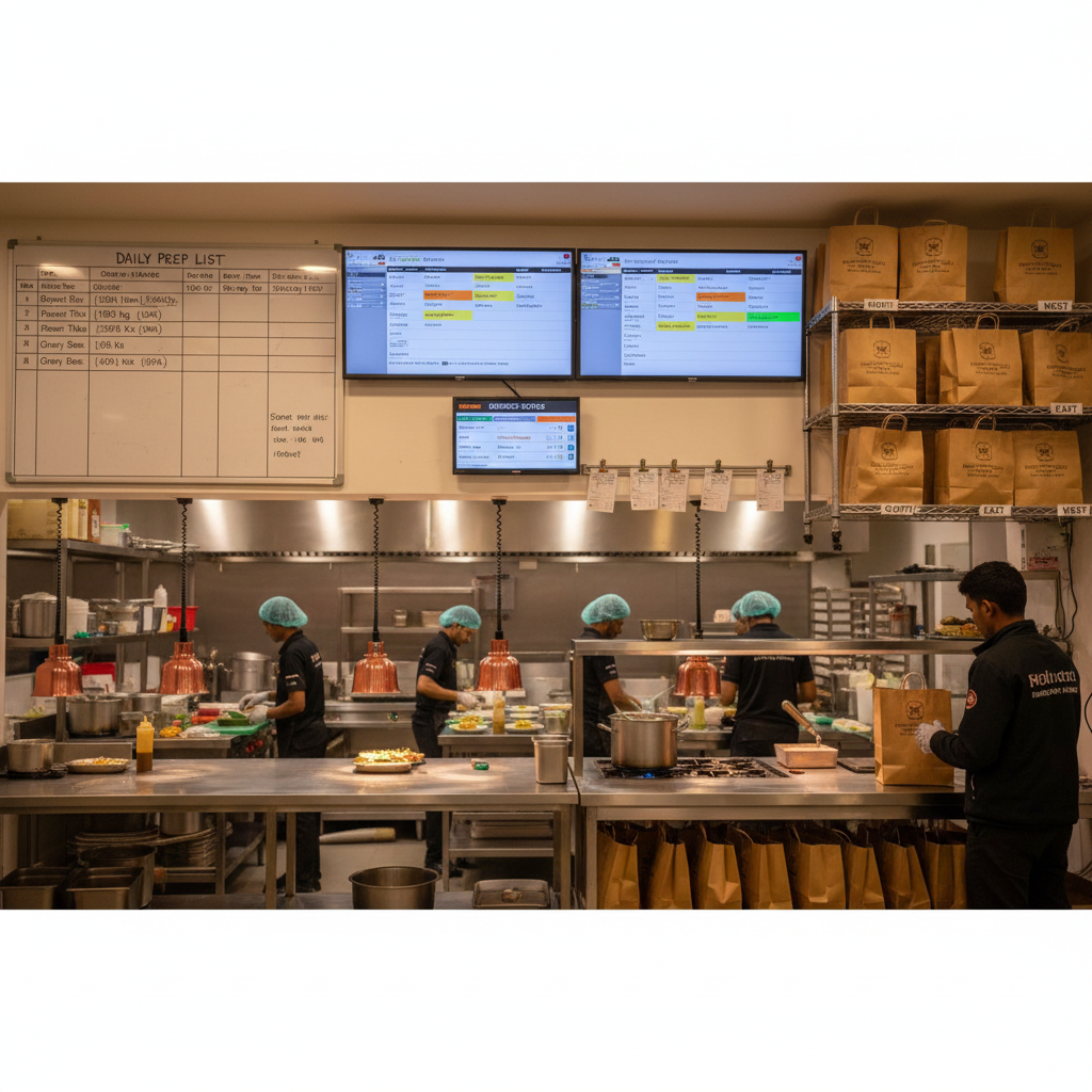 Process discipline improves EBITDA in cloud kitchens by reducing variation in prep, portioning, packing, and dispatch