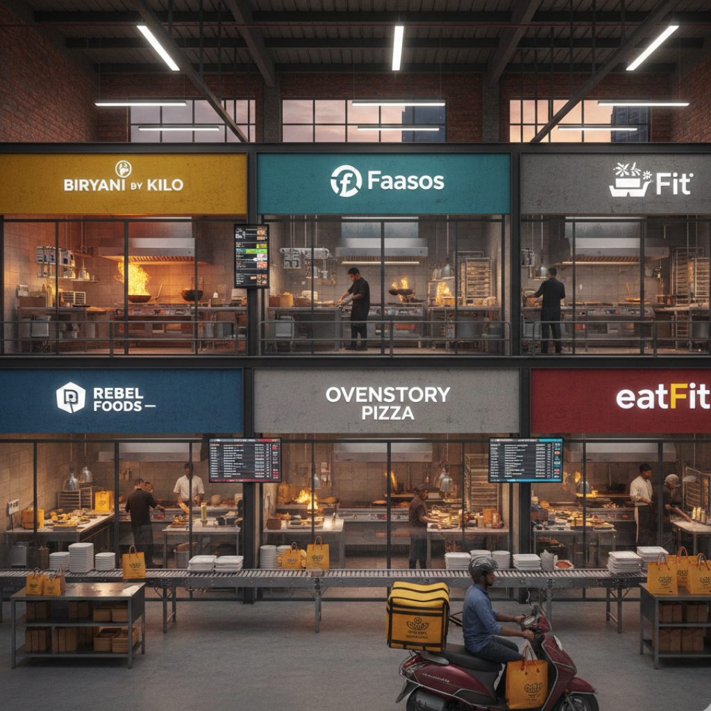 Successful cloud kitchen brands in india