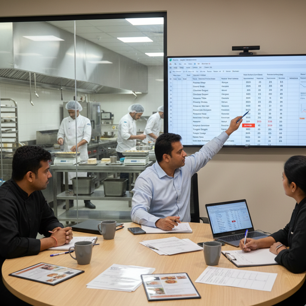 Cloud kitchen shift-level control systems