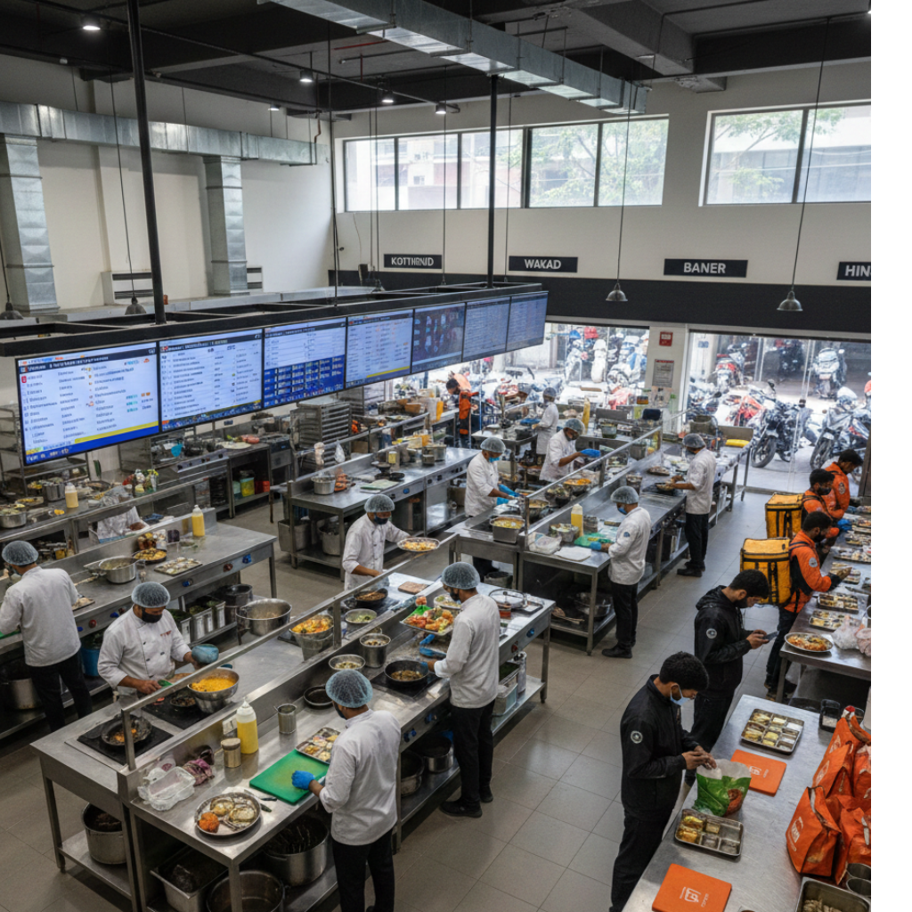 Chaotic cloud kitchen operations before CKaaS