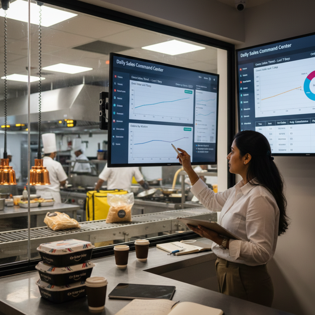 Cloud kitchen food preparation near Powai