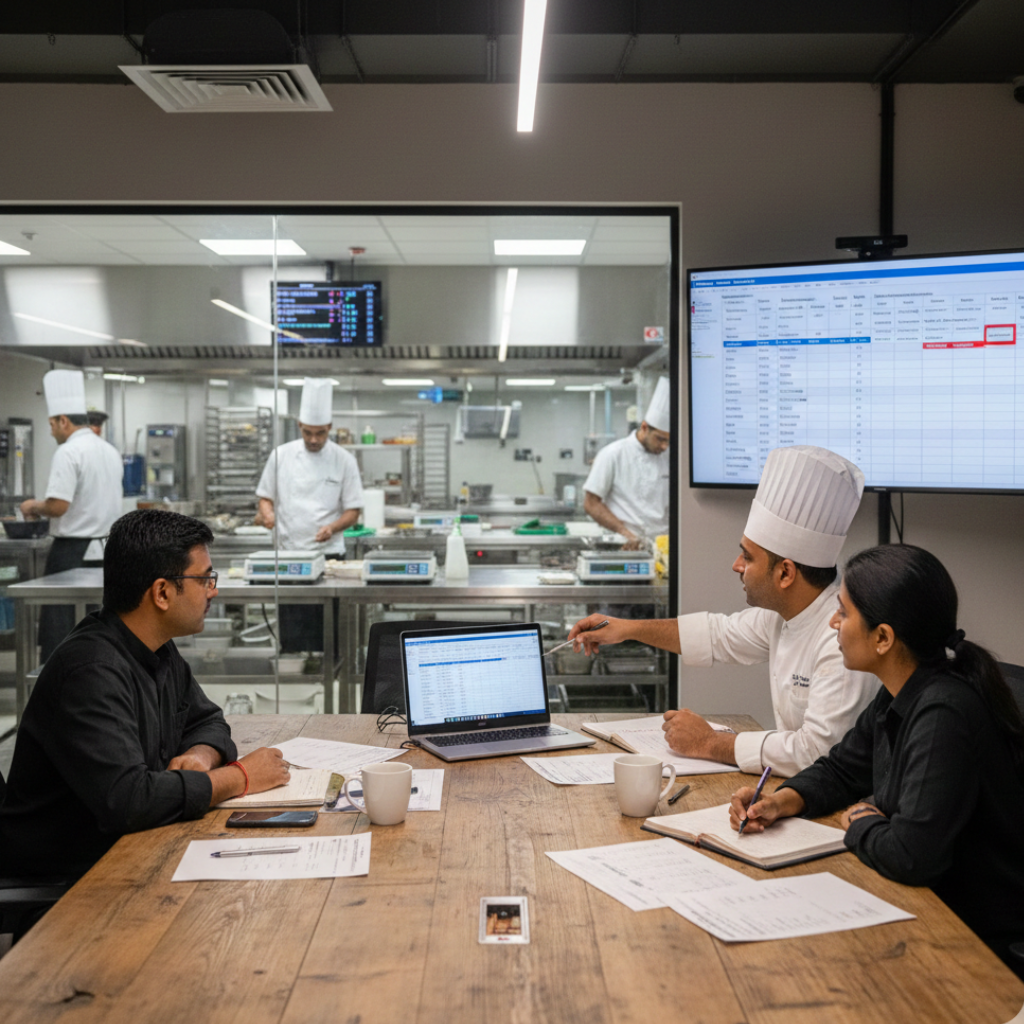 Cloud kitchen revenue and cost management