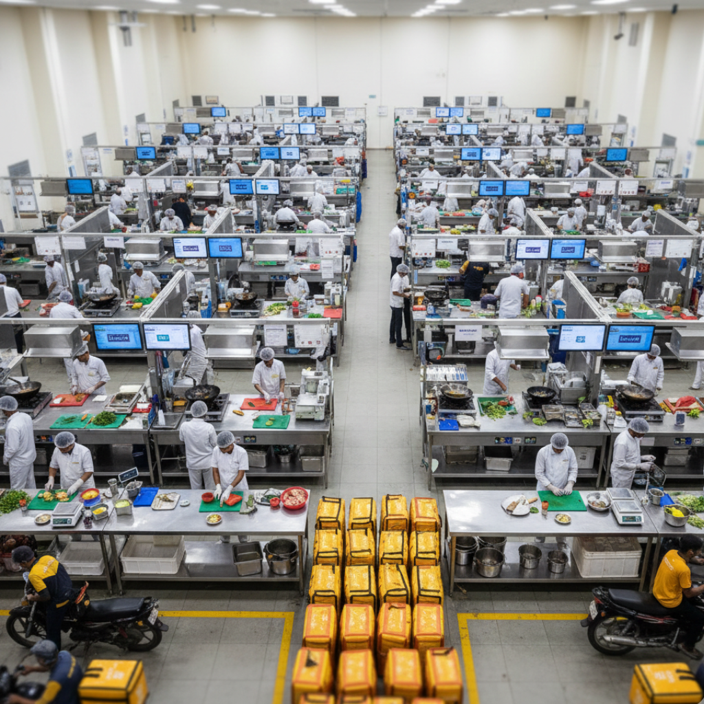 Cloud kitchen packing audit and margin analysis