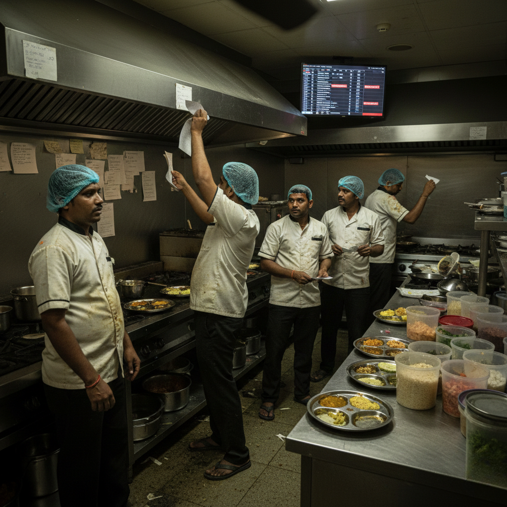 Food wastage in cloud kitchens in India