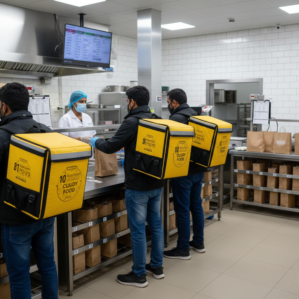 Food cost fluctuation impacting cloud kitchen profitability