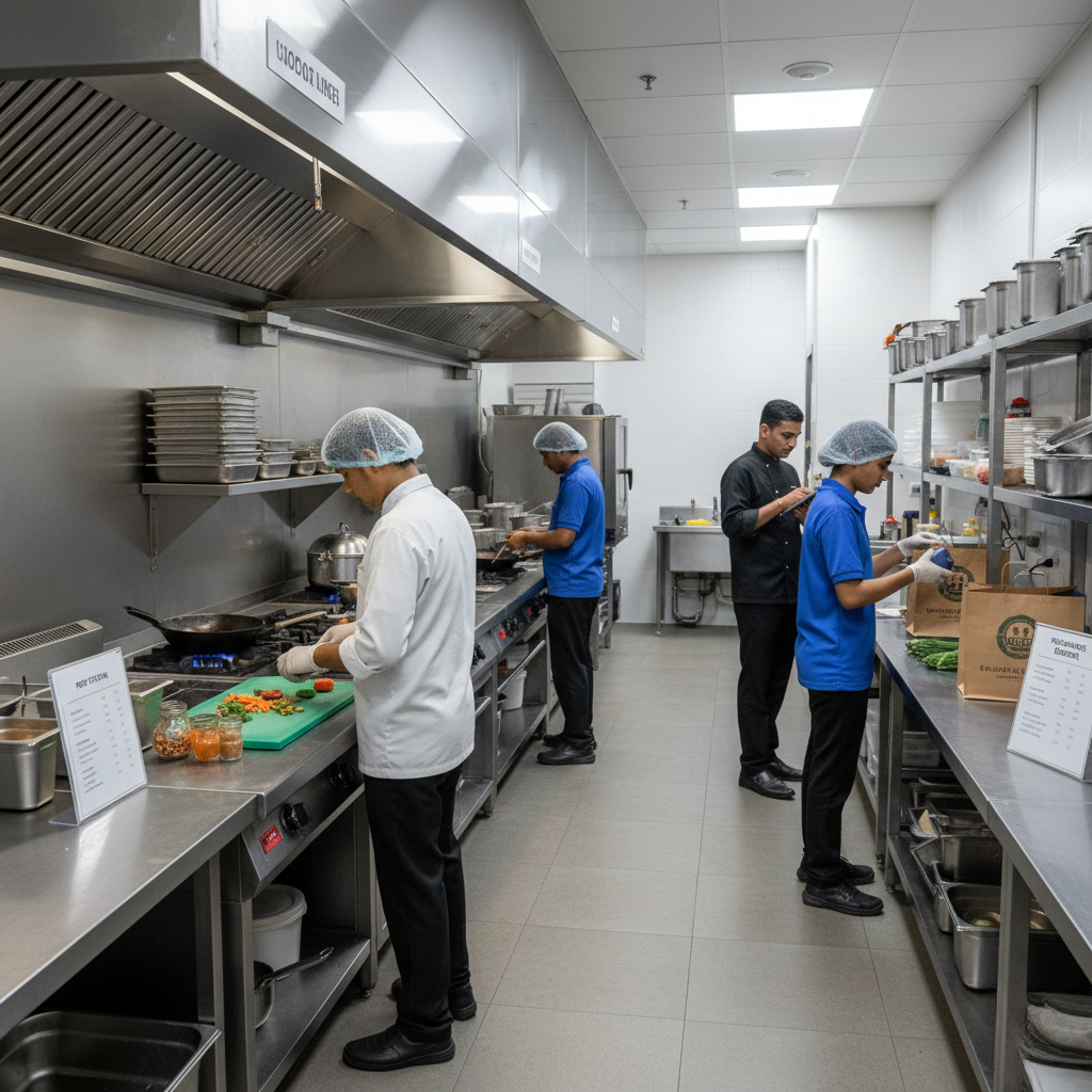Prep planning in cloud kitchens reducing delays