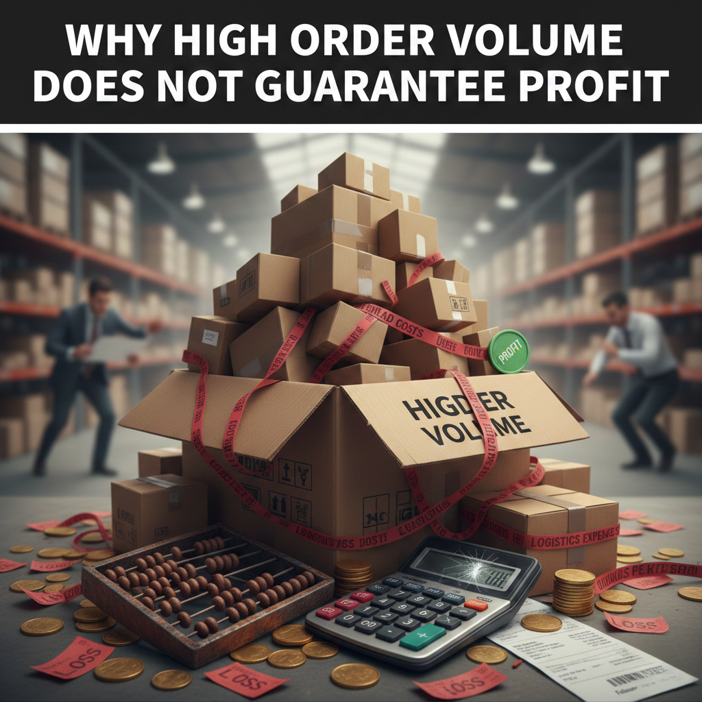 High Order Volume Does Not Guarantee Profit