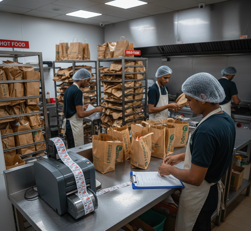 Cloud kitchen contribution margin dashboard tool