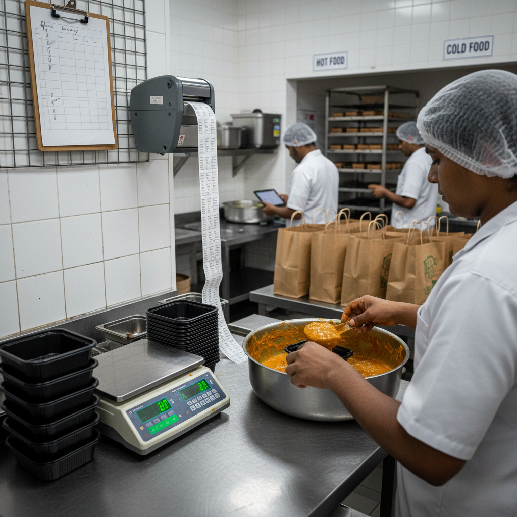 portion control in cloud kitchens